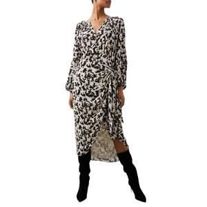 New Women’s Rails Tyra Blurred Cheetah Dress Size M